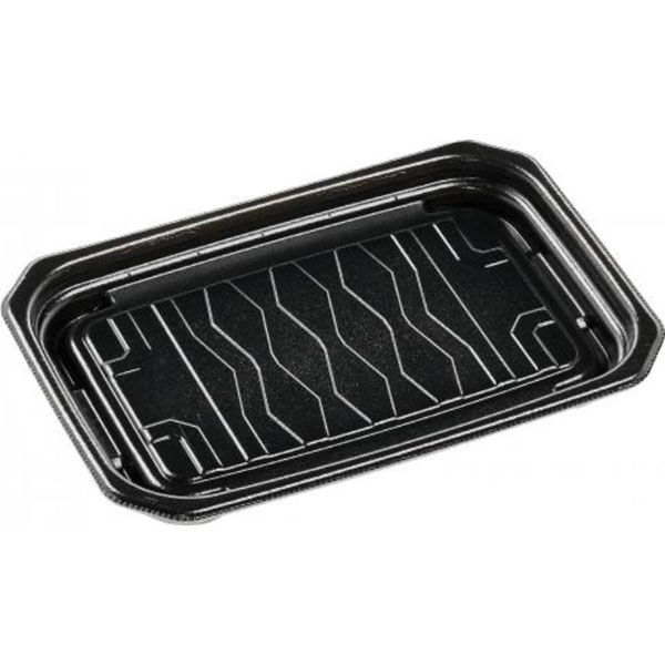 エフピコ 惣菜容器 MFPパシオ22-15 黒 4M007091 1ケース(600個(50個×12))（直送品）