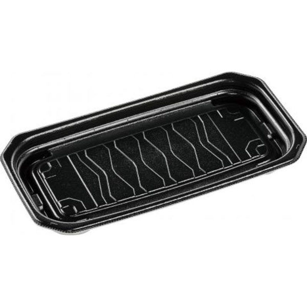 エフピコ 惣菜容器 MFPパシオ23-12 黒 4M007101 1ケース(800個(50個×16))（直送品）