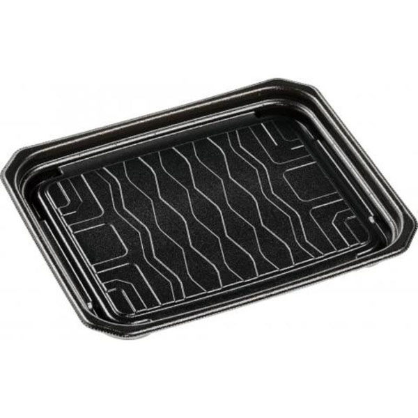 エフピコ 惣菜容器 MFPパシオ23-19 黒 4M007201 1ケース(450個(50個×9))（直送品）