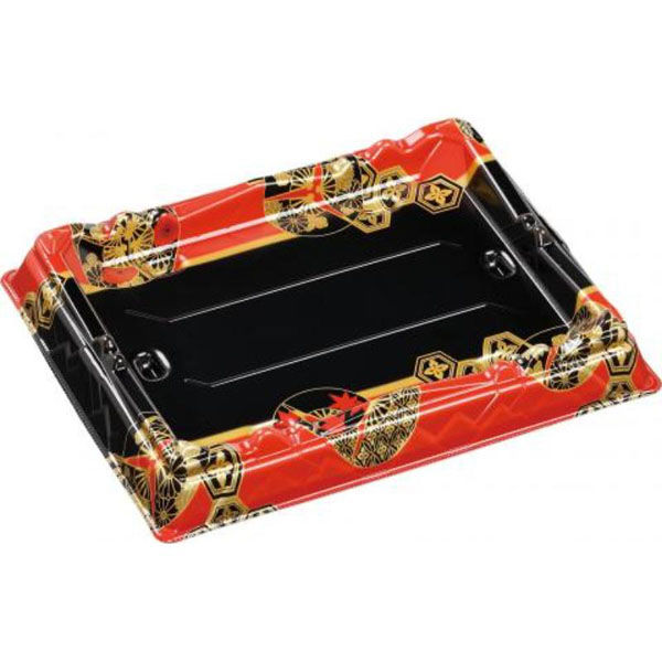 エフピコ 寿司桶 氷河桶25-20PT平安赤 52012523 1ケース(200個(50個×4))（直送品）