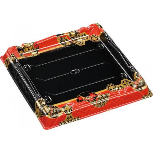 エフピコ 寿司桶 氷河桶26-26PT平安赤 52012623 1ケース(240個(30個×8))（直送品）