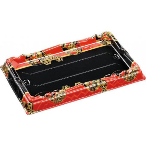 エフピコ 寿司桶 氷河桶33-20PT平安赤 52013323 1ケース(240個(10個×24))（直送品）