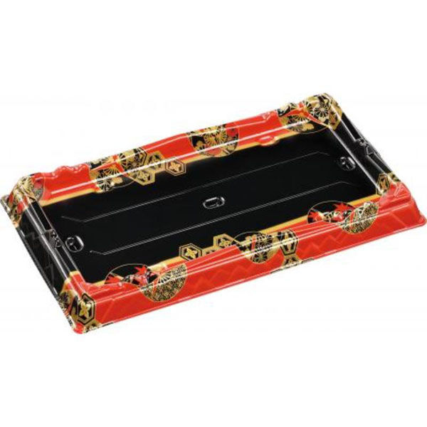 エフピコ 寿司桶 氷河桶37-20PT平安赤 52013723 1ケース(100個(10個×10))（直送品）