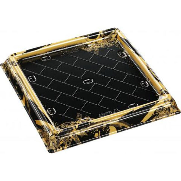 エフピコ 寿司桶 祝賀桶29-29 30貫PTおり姫金 53622929 1ケース(160個(10個×16))（直送品）