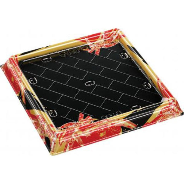 エフピコ 寿司桶 祝賀桶29-29 30貫PTおり姫赤 53632929 1ケース(160個(10個×16))（直送品）