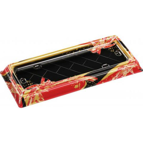 エフピコ 寿司桶 祝賀桶35-14 16貫PTおり姫赤 53633514 1ケース(300個(50個×6))（直送品）