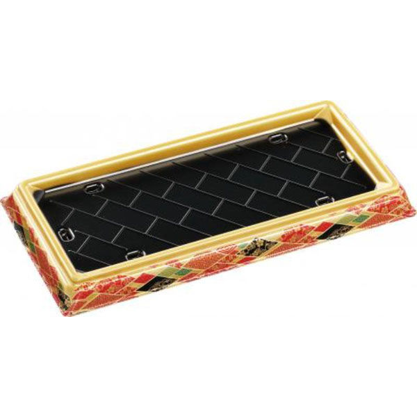 エフピコ 寿司桶 祝賀桶41-19 30貫PT万福金 53644119 1ケース(100個(10個×10))（直送品）