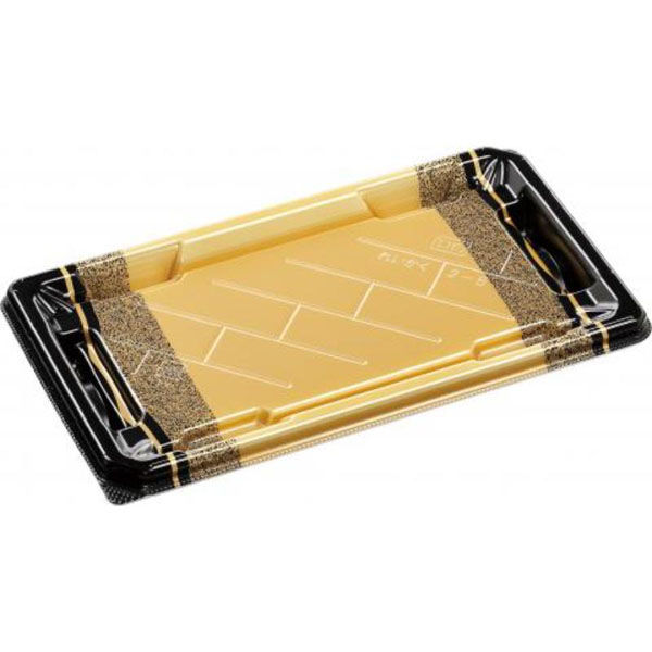 エフピコ 寿司容器 麗角 2-5 箔おし金 54010205 1ケース(600個(50個×12))（直送品）