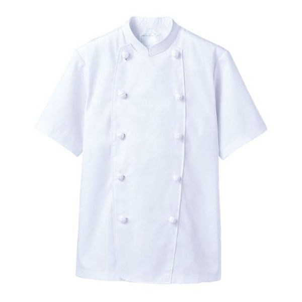 住商モンブラン 6-612_5L コックコート 兼用 半袖 白 5L 1ケース(1個)（直送品）