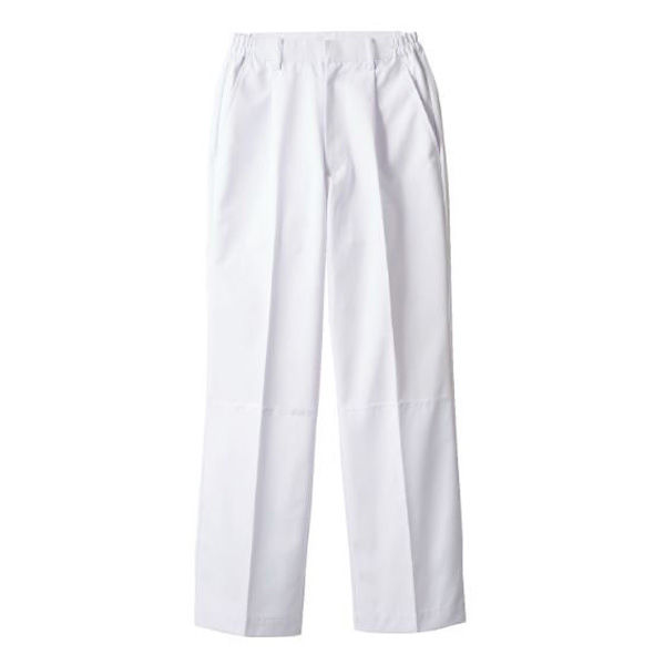 住商モンブラン 調理パンツ パンツ 兼用 白 LL 7-902_LL 1袋(1個)（直送品）