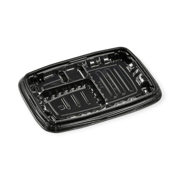 エフピコ 弁当容器 MSDレイア23-16-2 黒 7E012318 1ケース(600個(50個×12))（直送品）