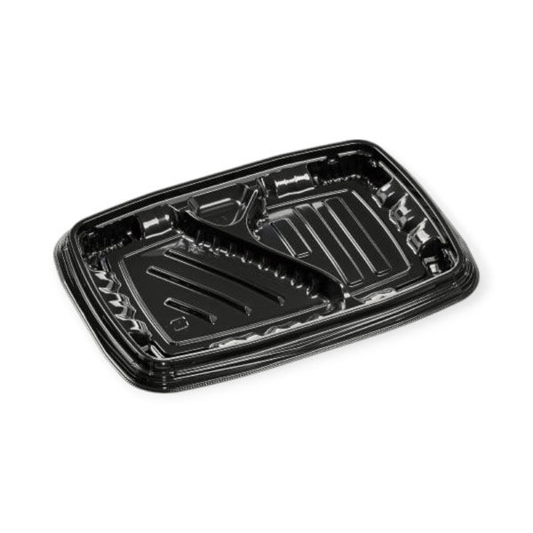 エフピコ 弁当容器 MSDレイア24-17-1 黒 7E012438 1ケース(600個(50個×12))（直送品）