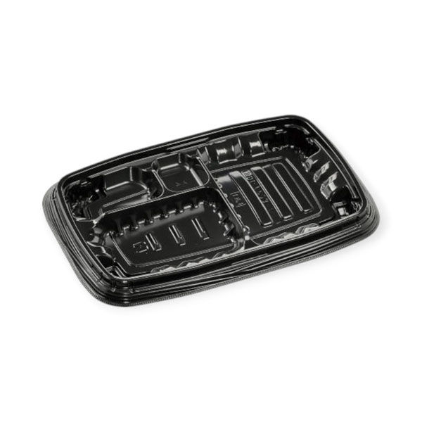エフピコ 弁当容器 MSDレイア23-15-1 黒 7E012455 1ケース(600個(50個×12))（直送品）