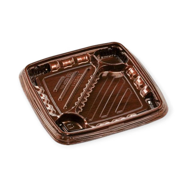 エフピコ 弁当容器 MSDレイア21-21-1 Mオーク 7E012469 1ケース(600個(50個×12))（直送品）