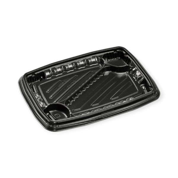 エフピコ 弁当容器 MSDレイア27-19-1 黒 7E012719 1ケース(400個(50個×8))（直送品）