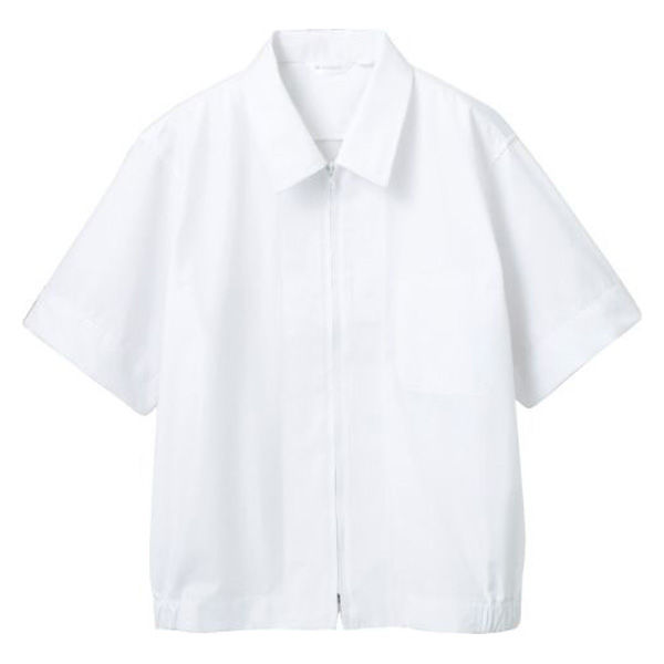 住商モンブラン 白衣 8-712_SS ジャンパー 兼用 半袖 白 SS 1ケース(1個)（直送品）