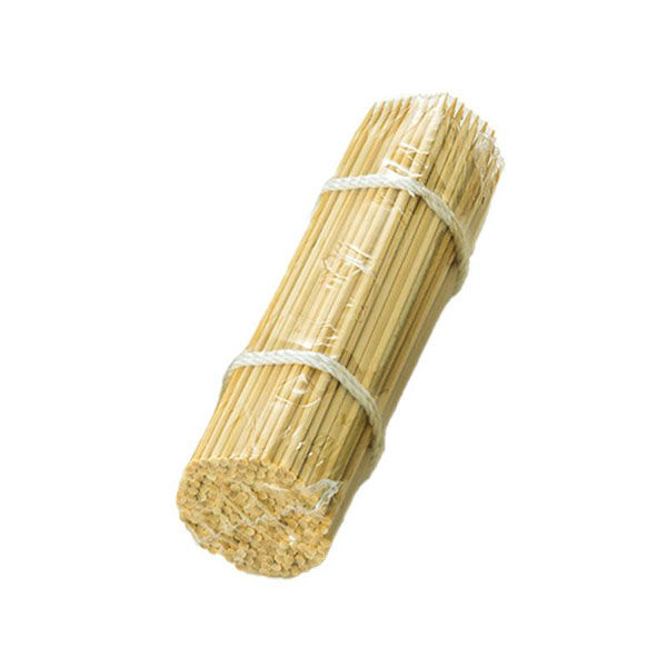 萬洋 竹串 雅 丸串φ2mm 200本シュリンク巻き 12cm 94411C 1ケース(1個)（直送品）
