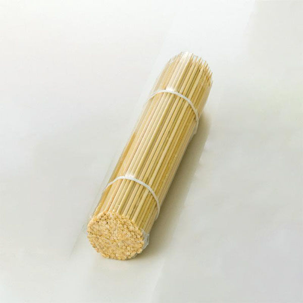 萬洋 竹串 雅 丸串φ2.5mm 200本シュリンク巻き 18cm 94412B 1ケース(1個)（直送品）