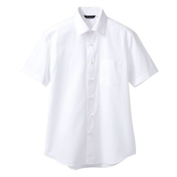 住商モンブラン BS2582-2_5L シャツ 兼用 半袖 白 5L 1ケース(1個)（直送品）