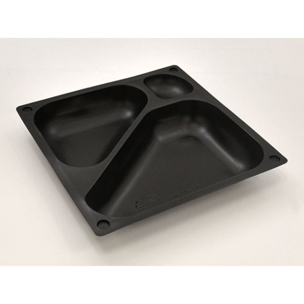 エフピコチューパ 中仕切 85-85 K-1 黒(R) CP510228 1ケース(300個(50個×6))（直送品）