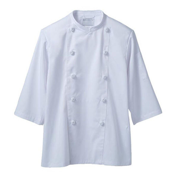 住商モンブラン TC6623-2_6L コックコート 兼用7分袖 白 6L 1ケース(1個)（直送品）