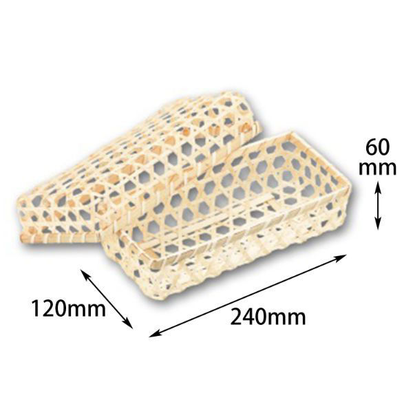 アサヒグリーン 装飾品 六ッ目長方被せフタ付 W 3571 1ケース(100個(1個×100))（直送品）