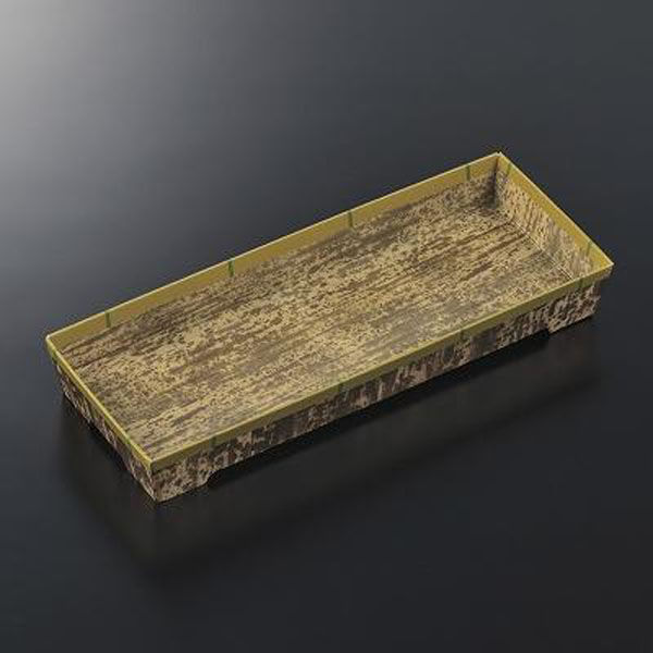 中央化学 寿司容器 SKS 20-8 竹皮 身 00778745 1袋(50個)（直送品）