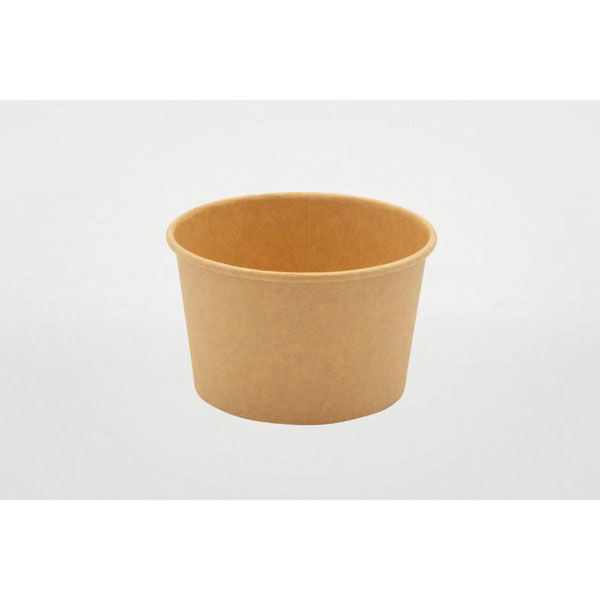 パックスタイル どんぶり容器 クラフト カップ 300ml 本体 00781547 1ケース(1000個(50個×20))（直送品）