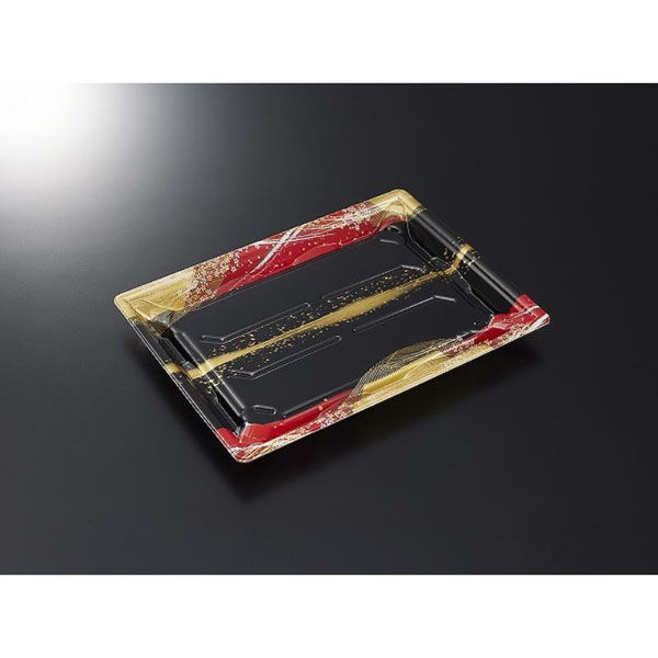 中央化学 寿司容器 鮮鋭 21-3 織り帯R 身 00762164 1ケース(400個(50個×8))（直送品）