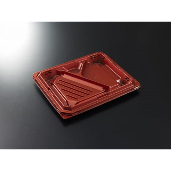 中央化学 弁当容器 CT宝台膳 23-19L メタDR 身 00772333 1ケース(600個(50個×12))（直送品）