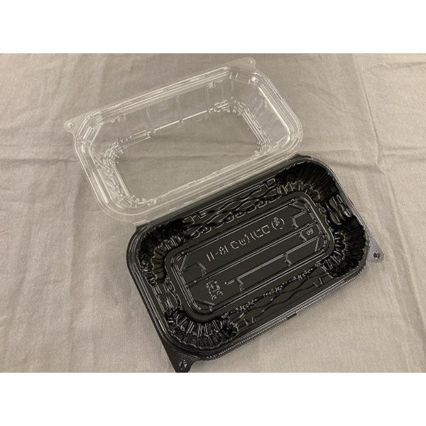 中央化学 フードパック ワンパック18-11 黒 00782200 1袋(50個)（直送品）