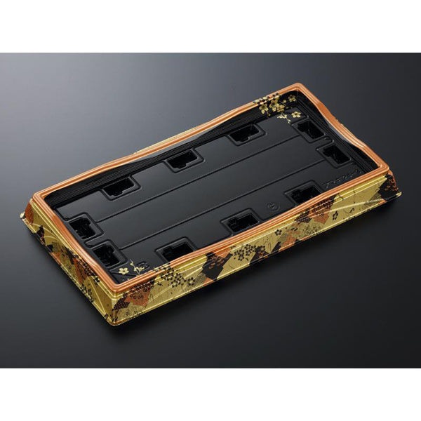 中央化学 寿司容器 HS 天城 24-3 かなえ金-BK 身 00651514 1ケース(240個(20個×12))（直送品）