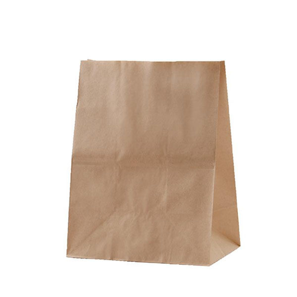 パックタケヤマ 角底袋 H500 耐油角底袋 茶無地 XZT55305 1ケース(1000個(100個×10))（直送品）