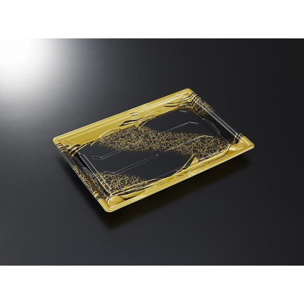 中央化学 寿司容器 鮮鋭 24-3 ことほぎBK 身 00762165 1袋(25個)（直送品）