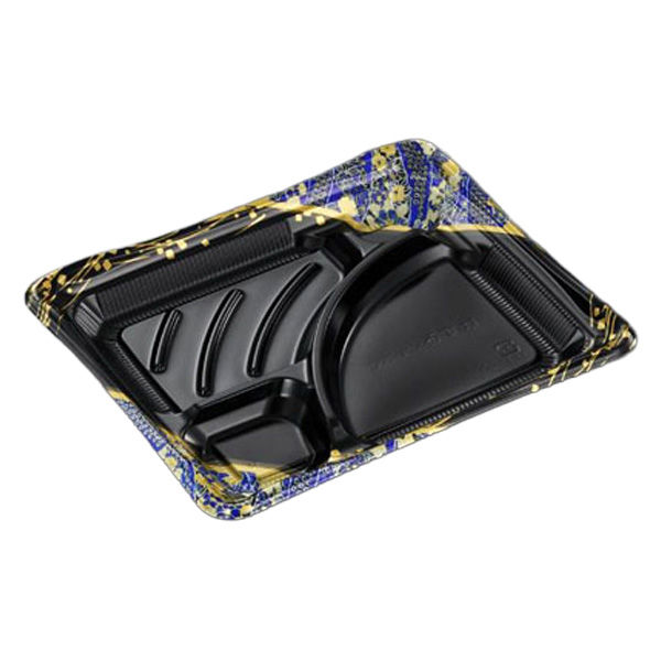 中央化学 弁当容器 CT はずみ K24-20C 巴B-BK 身 00706009 1ケース(600個(50個×12))（直送品）