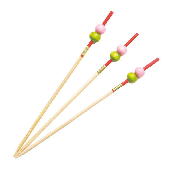 萬洋 竹串 2色だんご串 7.5cm 50本入 18364B 1袋(1個)（直送品）