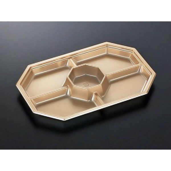 中央化学 オードブル容器 DX PD 36-5 G-BK 身 00778496 1ケース(200個(20個×10))（直送品）