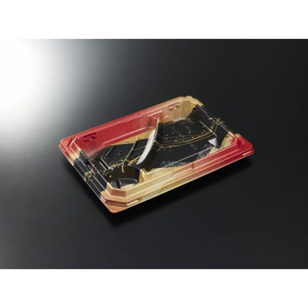 中央化学 弁当容器 CT宝台膳 23-16N 光輝R 身 00772383 1ケース(600個(50個×12))（直送品）