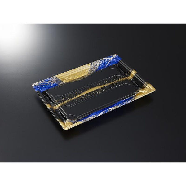 中央化学 寿司容器 鮮鋭 24-3 織り帯B 身 00762170 1ケース(300個(25個×12))（直送品）