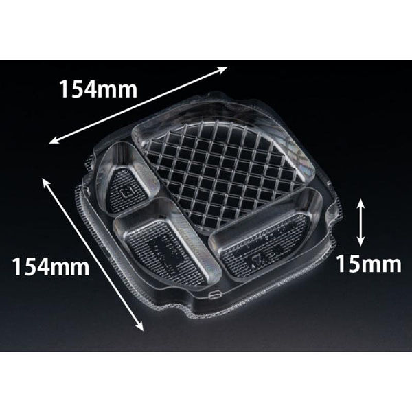 リスパック バイオ バッチリ 17 中皿 4S-2 PBNA472 1袋(100個)（直送品）