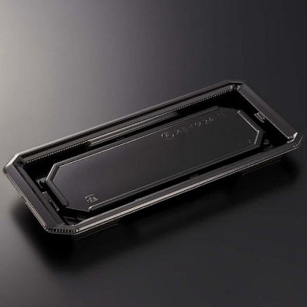 中央化学 寿司容器 HS澄板24-11 BK 身 00115255 1ケース(800個(50個×16))（直送品）