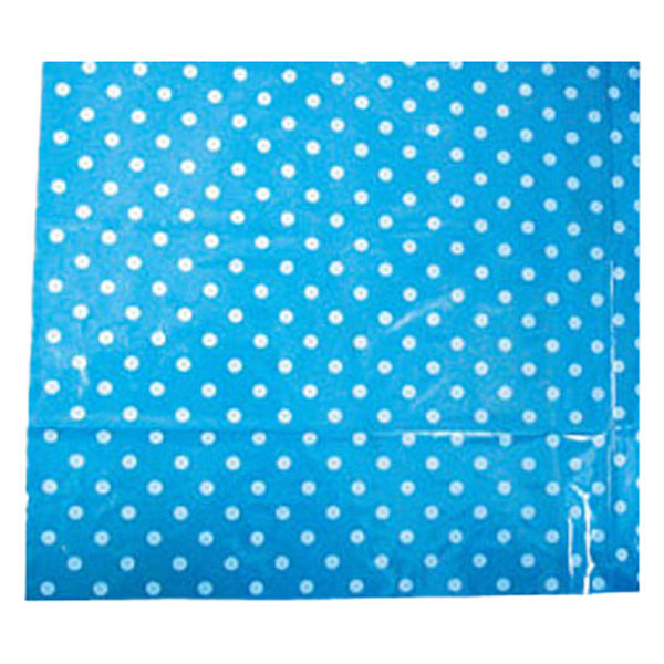 福井化成 ポリ風呂敷 水玉 100角 ブルー 190391 1ケース(500個(50個×10))（直送品）