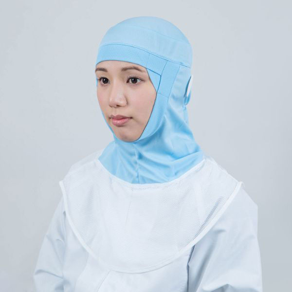 日本フィットフード 衛生用帽子 フィットフード FH-301B ブルー LL 00678508 1ケース(50個(5個×10))（直送品）