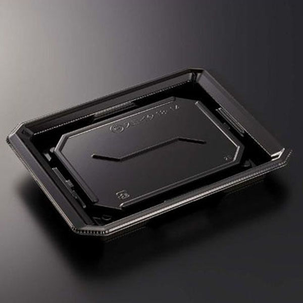 中央化学 寿司容器 HS澄板18-14 BK 身 00114270 1ケース(800個(50個×16))（直送品）