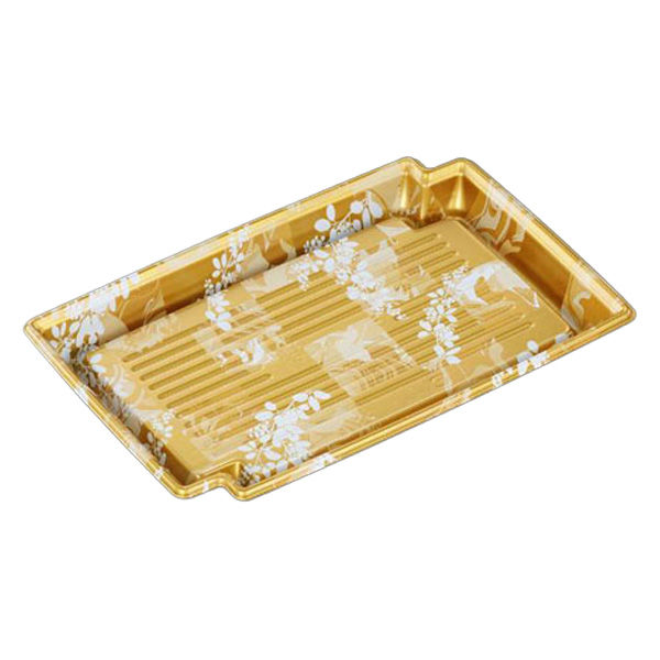 中央化学 刺身容器 CF かく鉢 26-17 みずえ金-BK 身 00738451 1袋(50個)（直送品）