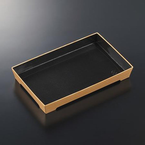 中央化学 寿司容器 SKS 17-12 黒-木曽 身 00778727 1ケース(400個(50個×8))（直送品）