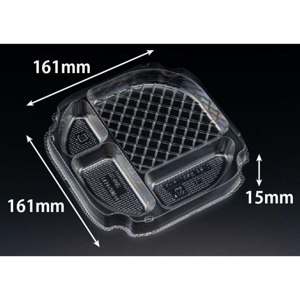 リスパック バイオ バッチリ 18 中皿 4S-2 PBNA722 1袋(100個)（直送品）