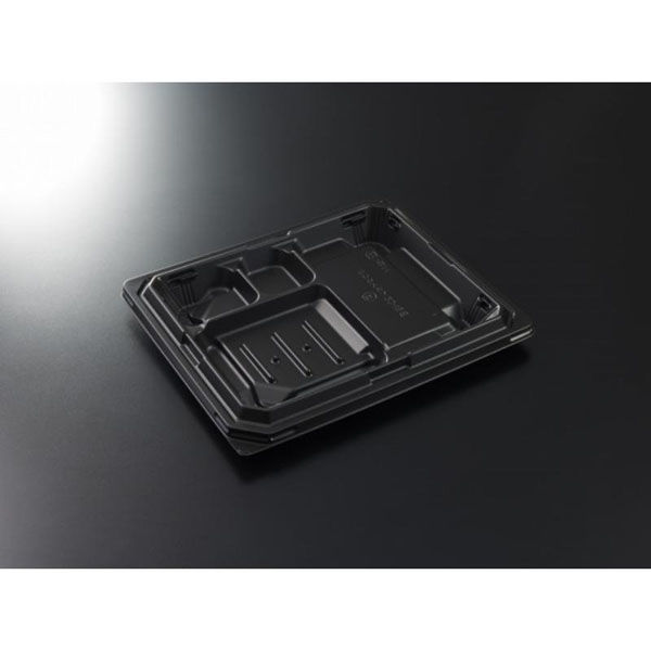 中央化学 弁当容器 CT宝台膳 23-19E BK 身 00772327 1ケース(600個(50個×12))（直送品）