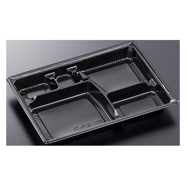 中央化学 弁当容器 HS 古今 L-13 BK 身 00548962 1袋(50個)（直送品）