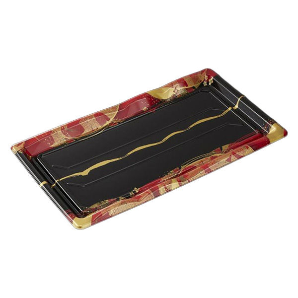 中央化学 寿司容器 豊味 24-3 けんらんR 身 00743333 1ケース(900個(25個×36))（直送品）